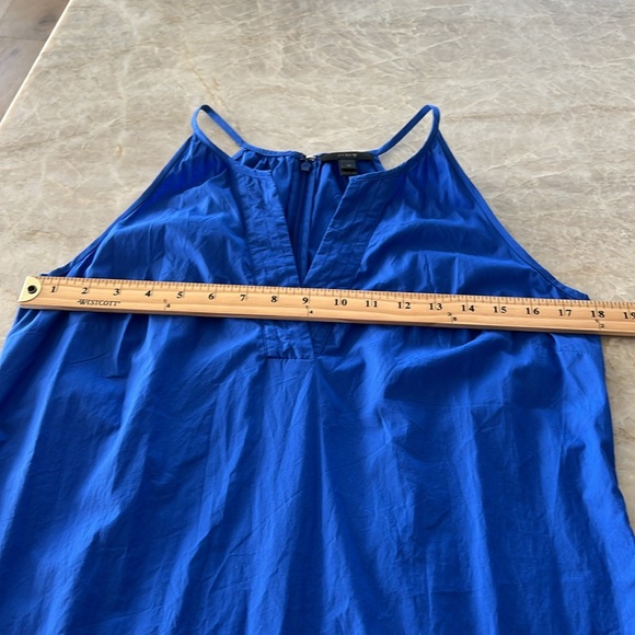 J. Crew Dress Royal Blue Size 10 Summer Lightweight Flutter Hem - Picture 8 of 9